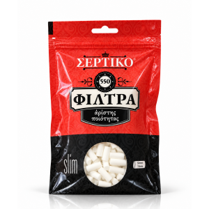 Σακούλι Φίλτρα SERTIKO Slim – 6mm – 550 τεμάχια