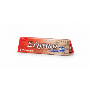 Τσιγαρόχαρτο Σέρτικο Κόκκινο 1¼
