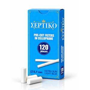 Σέρτικο Extra Slim Light Blue 5.7.mm – 120 Τεμάχια